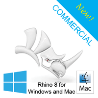 Rhino 8 Commercial Single User [R80] Windows or Mac