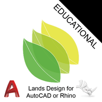 Lands Design Educational for Rhino or AutoCAD